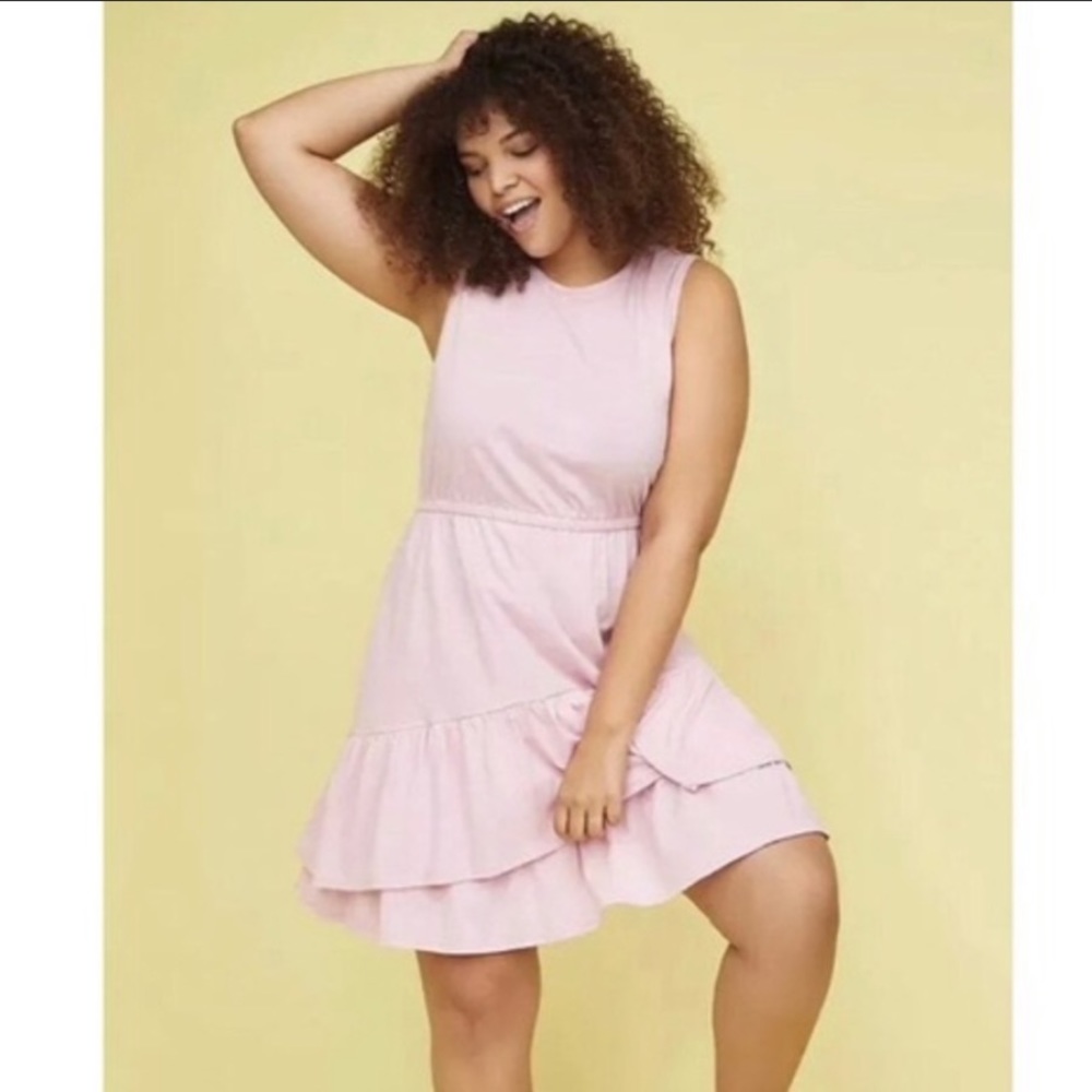 Lane Bryant  26/28 fun pink dress